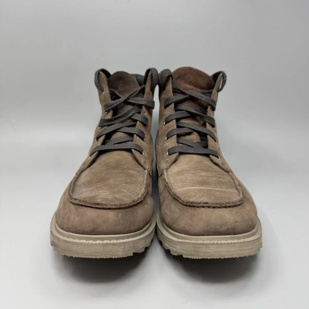 SOREL Madson II Moc Toe Waterproof Boots Mens Size 11 Tobacco Brown NM3851-256